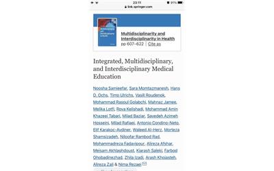 The First Book Chapter by USERN Offices and USERN KUMS Office
