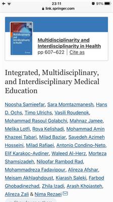 The First Book Chapter by USERN Offices and USERN KUMS Office